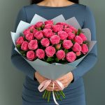 Букеты малиновые