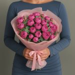 Пионы малиновые