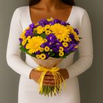 Женские букеты с ирисами