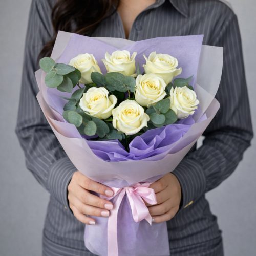 Букет из роз «Чистота момента»
