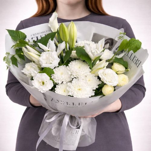 Букет «Белое спокойствие»